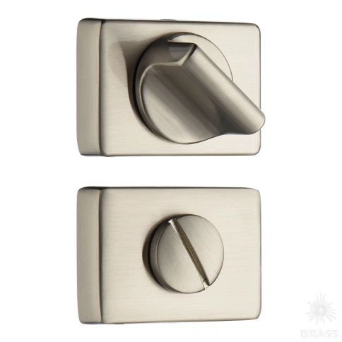 Brass Накладка с поворотной кнопкой RO15W6 NB ROSET никель фото 1
