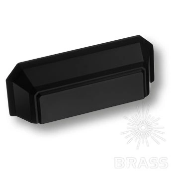 Brass Ручка раковина 1168 064MP24 чёрный матовый 64 мм фото 1