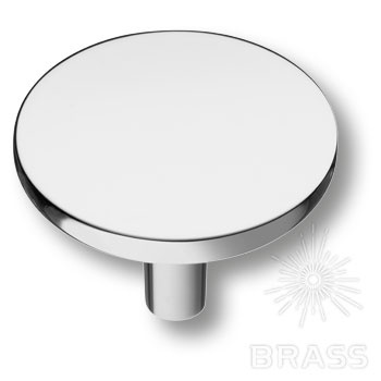 Brass Ручка кнопка 4137 001MP02 глянцевый хром фото 1