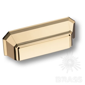 Brass Ручка раковина 1168 064MP11 глянцевое золото 64 мм фото 1