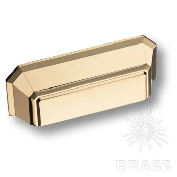 Brass Ручка раковина 1168 064MP11 глянцевое золото 64 мм фото 1