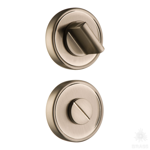 Brass Накладка с поворотной кнопкой RO14W6 NB ROSET никель фото 1