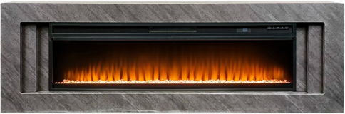 Каминокомплект Line 60 Concrete - Серый бетон с очагом Vision 60 LED фото 1