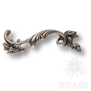 Brass Ручка скоба 15.216.96.16 left старое серебро 96 мм  фото 1