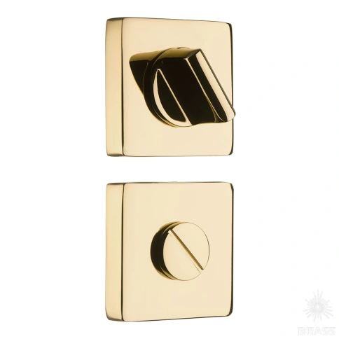 Brass Накладка с поворотной кнопкой RO11W6 GL ROSET глянцевое золото фото 1
