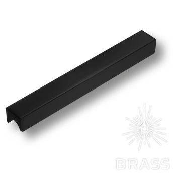 Brass Ручка профиль 1700 0160 AL6 чёрный 160 мм фото 1