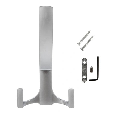 Крючок мебельный трехрожковый KR 0340 SC матовый хром фото 2