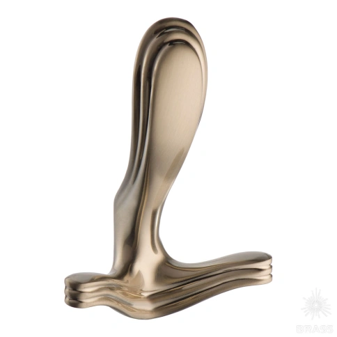Brass Крючок мебельный трёхрожковый 2035 0086 NB никель фото 1