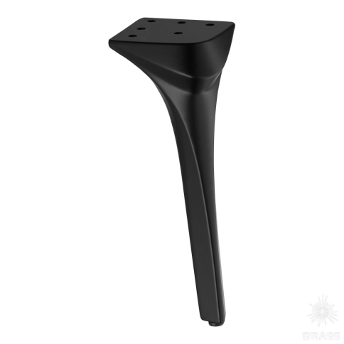 Brass Опора мебельная 3020 210 Matt Black PANAMA черный 210 мм фото 1