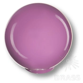 Brass Ручка кнопка детская 626MO1 шар фиолетовый глянцевый фото 1