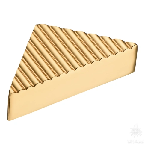 Brass Ручка кнопка 2075.032 Gold глянцевое золото 32 мм фото 1