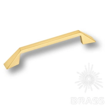 Brass Ручка скоба 6843-020 матовая латунь 128 мм фото 1