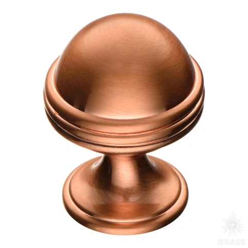 alt="Купить Ручка кнопка 29-Copper медный Brass мебельная фурнитура оптом и в розницу"