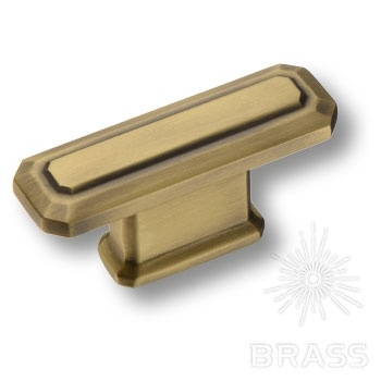 Brass Ручка кнопка 4101 016MP30 состаренная латунь 16 мм фото 1