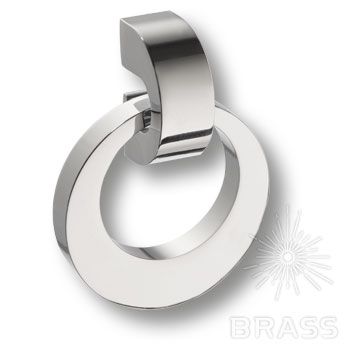 Brass Ручка кольцо 7260 0040 CR-CR глянцевый хром 16 мм фото 1