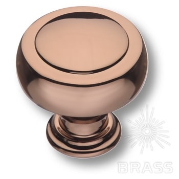 Brass Ручка кнопка 1915 0032 RS розовый фото 1