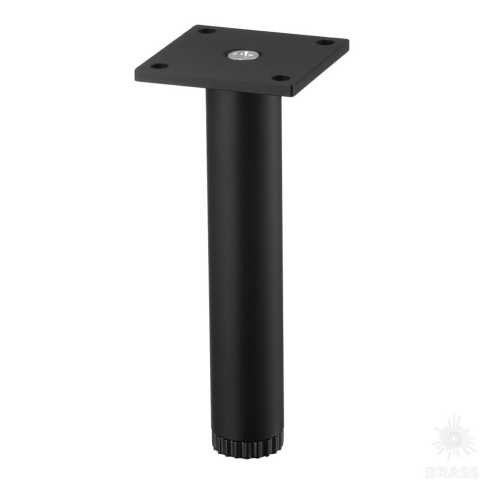 Brass Опора мебельная 1390.140 Matt Black Miranda черный 140 мм фото 1