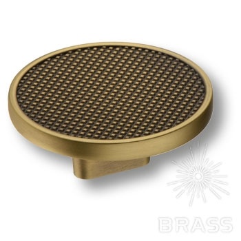Brass Ручка кнопка 4194 016MP30 состаренная латунь 16 мм фото 1
