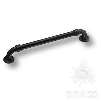 Brass Ручка скоба BU 010.192.09 черный 192 мм фото 1