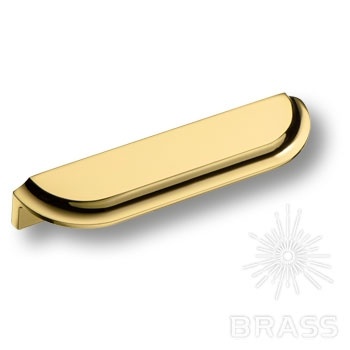 Brass Ручка скоба 9156 0128 GL глянцевое золото 128 мм фото 1