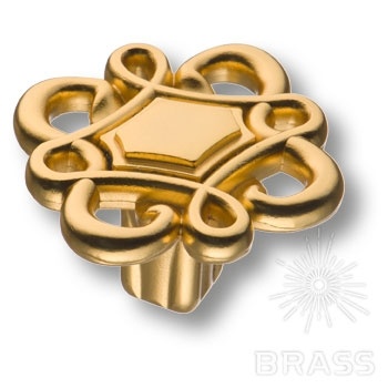 Brass Ручка кнопка 15.377.36.22 матовое золото фото 1