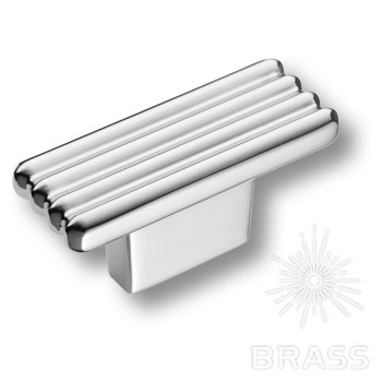 Brass Ручка кнопка 372016MP02 глянцевый хром 16 мм фото 1