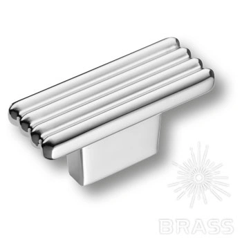 Brass Ручка кнопка 372016MP02 глянцевый хром 16 мм фото 1