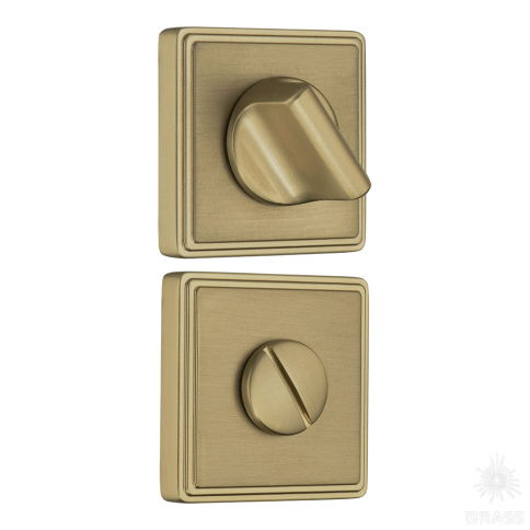 Brass Накладка с поворотной кнопкой RO17W6 GB ROSET матовая латунь фото 1