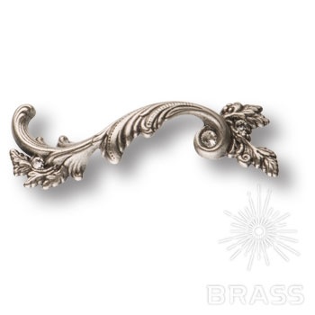 Brass Ручка скоба 15.216.64 SWA 16 left старое серебро 64 мм  фото 1