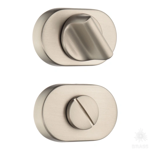 Brass Накладка с поворотной кнопкой RO16W6 NBM ROSET матовый никель фото 1