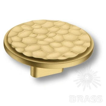 Brass Ручка кнопка 4195 016MP35 матовое золото 16 мм фото 1