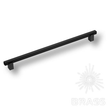 Brass Ручка скоба 9214 0320 AL6-AL6 чёрный 320 мм фото 1