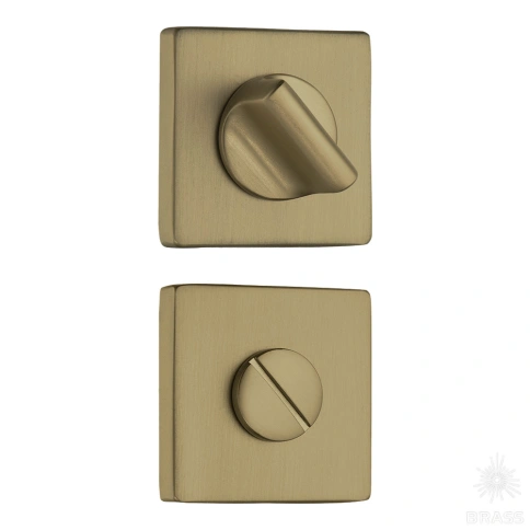 Brass Накладка с поворотной кнопкой RO11W6 GB ROSET матовая латунь фото 1