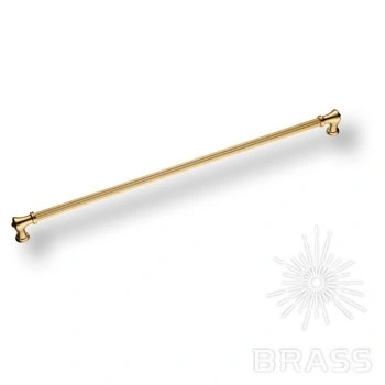 Brass Ручка скоба 4640 0448 GL-GL глянцевое золото 352 мм фото 1