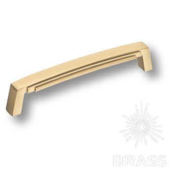 Brass Ручка скоба 4215 0128 BB матовое золото 128 мм фото 1
