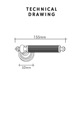 Brass Ручка дверная 0212-008R латунь, медный фото 2