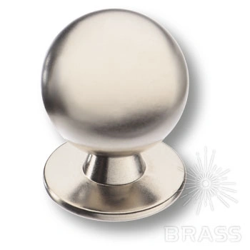 Brass Ручка кнопка 1116.0025.017 никель  фото 1
