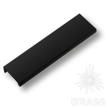 Brass Ручка торцевая 8926 0128 AL6 чёрный 128 мм фото 1