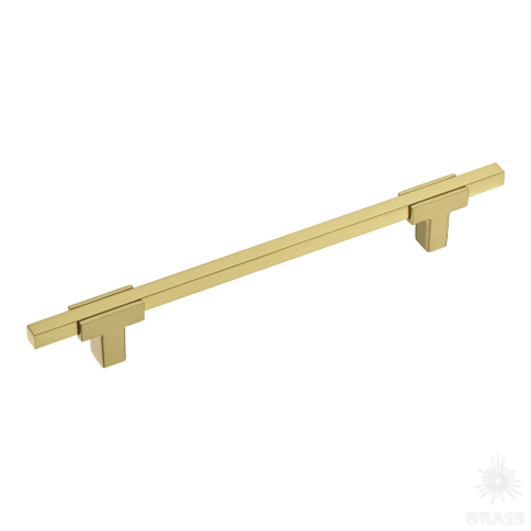Brass Ручка рейлинг 778-160-Champagne Gold матовая латунь 160 мм фото 1