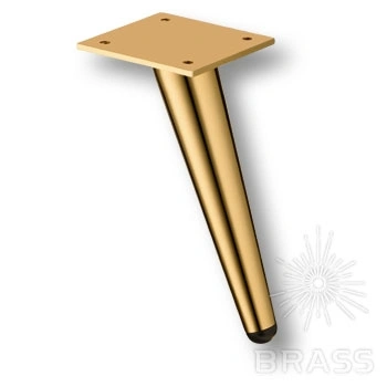 Brass Опора мебельная резная KAX-0451-0150-I01 глянцевое золото фото 1