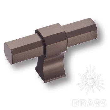 Brass Ручка кнопка 8720 0008 BBN-BBN черный матовый никель фото 1