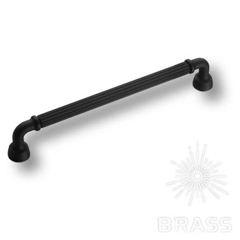 Brass Ручка скоба 1116 192MP24 черный 192 мм фото 1