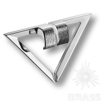 Brass Ручка скоба 7430.064 Chrome (SET) глянцевый хром 64 мм фото 1