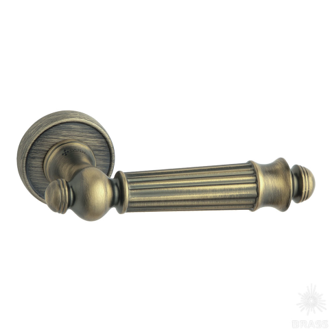 Brass Ручка дверная HA225RO14 ABM MIRA состаренная латунь фото 1