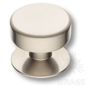 Brass Ручка кнопка 4238 002MP08 сатинированный никель фото 1