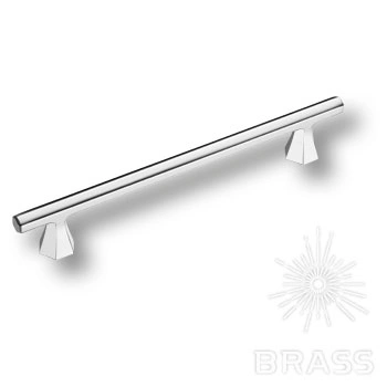 Brass Ручка скоба 1108 160MP02 глянцевый хром 160 мм фото 1