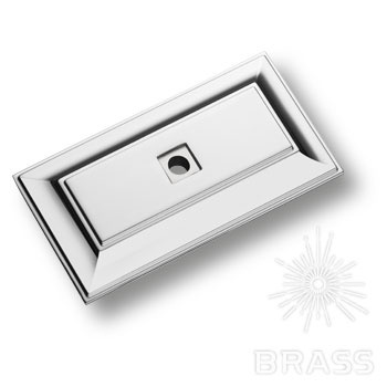 Brass Подложка для мебельных ручек 3041 0070 CR глянцевый хром фото 1