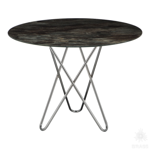 Brass Опора мебельная ESA-300 Chrome глянцевый хром H=400 мм фото 2