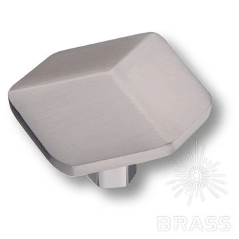 Brass Ручка кнопка 4129 001MP08 сатинированный никель фото 1