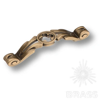 Brass Ручка скоба 15.166.96.12 античная бронза 96 мм фото 1